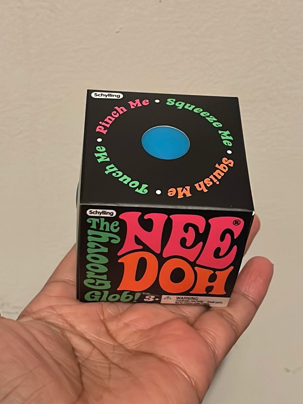NEW NeeDoh The Groovy Glob That Started It All! The Original NeeDoh Ball-Blue